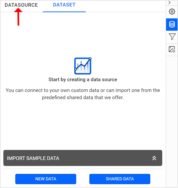 Data panel switcher icon