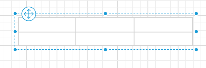 Table initial view