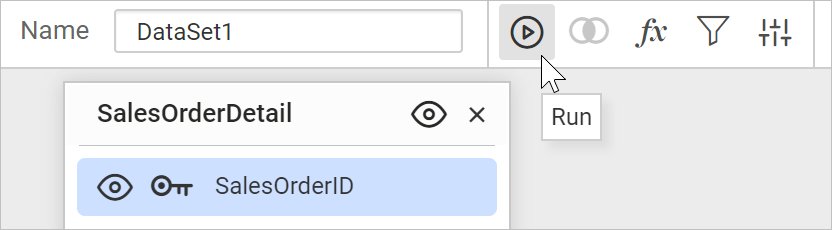 Run query icon