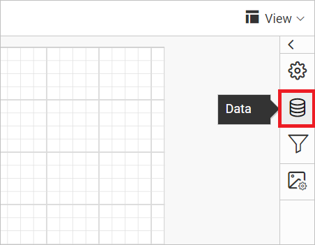 Data icon configuration panel