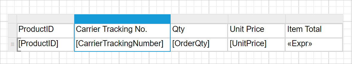 Adjust column width of the table