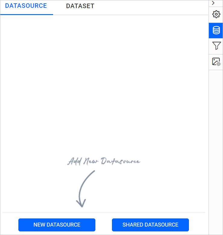 New data source panel